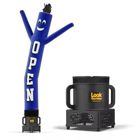 Air Dancers Inflatable Tube Man Set 7ft Tall Wacky Waving Inflatable Dancing Tube Guy with Weather R