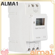 ALMA Electronic Time Control, 1-168h 7 Day Programmable Digital Timer Switch, Timer Relay THC 30A 16