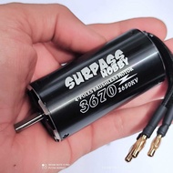 Surpass Hobby 3670 2650KV 4 Internal Polishing Sensorless Brushless Motor for RC Car Boat