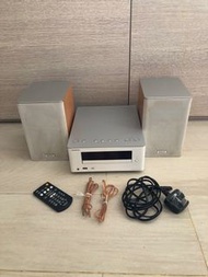 95%新 日本 ONKYO 安橋 CR-U1 一代 微型 HiFi 音響 系統 機王 有原裝遙控器 Mini-compact Hi Fi amplifier system with remote controller