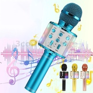 Bakeey 858L Wireless Microphone 2*13W Stereo DSP Noise Reduction bluetooth Speaker 2600mAh TF Card Luminous Karaoke Mic Recorder for K Songs KTV