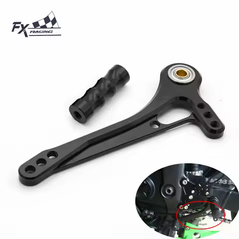 CNC Gear Shift Lever For Kawasaki Ninja ZX-10R ZX10R 2004-2010 ZX-6R ZX 6R ZX636 1999-2023ZX-9R 1999