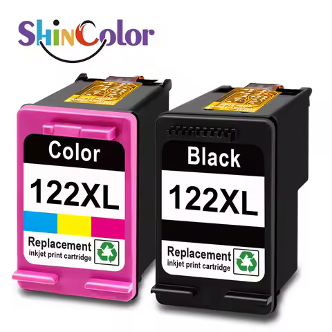 ShinColor for HP122 XL 122XL Premium Remanufactured Color InkJet Ink Cartridge For HP122 For HP Desk
