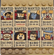 lego one piece wanted poster price 海賊王 懸賞令海報