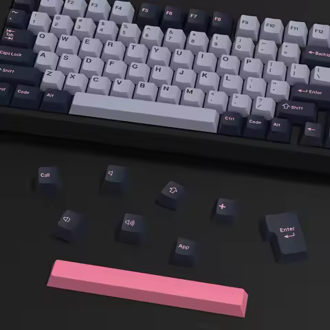 KBDiy 176Keys/Set Cherry Profile GMK 8008 Keycap Double Shot PBT Keycaps for Mechanical Keyboard ISO