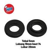 Wholesale RUBBER WASHOriginal RUBBERRing M10 BOLT 14 RUBBER GORMET BODY COVER VIBRATION ADDITION RUB
