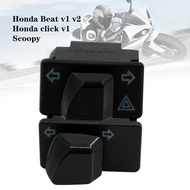 Turn Signal Hazard Switch 3cm Beat v1 v2 Click v1 / 3 way switch for Honda Beat v1 v2 Scoopy
