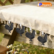 [Perfk1] 4x Tablecloth Weights Clips on Iron Tablecloth Weights for Home Outdoor