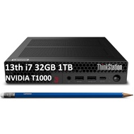 Lenovo 2024 ThinkStation P3 Tiny Workstation (Intel 13th Gen 16-Core i7-13700T, 32GB DDR5 RAM, 1TB S