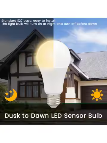 1-10pcs led bulb Light Sensor Control Bulb AC 220V 110V 10W E27 B22 suitable for the entrance of und