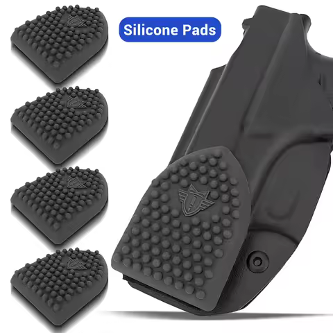 2/4Pcs Silicone Gun Holster Wedge Appendix Carry Holster Pads IWB Holster Backer Anti-slip Pistol Ho