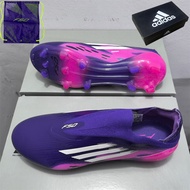 F50 Elite laceless FG Size: 36-45 Anti slip and Wear resistant Football Shoes+Shoe Box