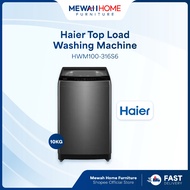 Mewah Home_HAIER_HWM100-316S6_10KG_Top Load Washing Machine_Mesin Basuh_洗衣机_Ready Stock + Fast Shipm