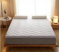 全城熱賣 - 乳膠床墊顏色灰色【厚度約5CM】不含枕頭【尺寸規格100x200cm】【舒適抗菌面料乳膠填充】