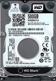 Western Digital WD Scorpio Black 500GB HDD 2.5 inch 7200RPM Performance Internal Hard Disk (WD5000LP
