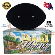 Songkok Hitam Dewasa Tinggi 3 3/4 Inci Crown Lilitan Dalam Menggunakan Soft PVC Leather Sekolah Agam