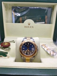 🧸流當精品🧸#全原廠ROLEX 勞力士半金 遊艇名仕系列