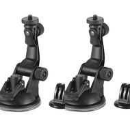 【High Quality】 Action Camera Accessories Car Suction Cup Mount + Tripod Adapter For 7/6/5/4 SJCAM /Y