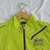 MOTOR SPORT JACKET WARNA HIJAU STABILO BRAND EXR PROGRESSIVE