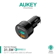 Aukey  CC-T7 1+1 Port Quick Charge 3.0 Car Charger