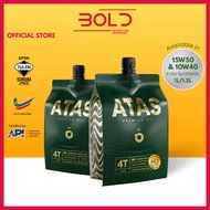 BOLD ATAS X SIRIM 4T 15W50 Motorcycle Engine Oil (OSP + PAO)