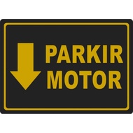 Motorcycle parking Sign size 25x35 cm, 3mm ACP material