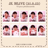 JUNGKOOK_BTS Wlive (31.8.23) Fanmade photocard