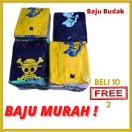 [Buy 10 Free 2][Ready Stock] Baju Budak Murah - borong - kids - tshirt - printed - cheap