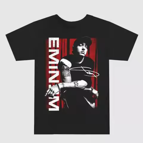 Eminem Hip Hop Cotton Black All Size T Shirt