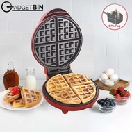 [MSIA 3 PIN] 20 CM Bigger Size 1200W Waffle Maker Machine Electric Non-Stick Waffle Maker Cake Bakin