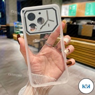 KK Tecno POVA 6 Pro 5G 2024 Square Soft Clear Casing For Tecno Pova6Pro 6Pro Pova 6 Pro Pova6Pro 5G 