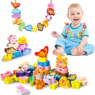 Ear Educational Toys Beaded Toys Rope Threading Toys Montessori Toys ABC Toys