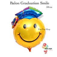 Graduation Foil Balloon/ Smile Graduation Foil Balloon Large Graduation Balloon 50cm