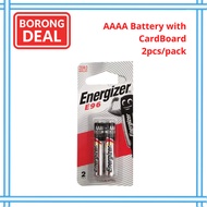 Energizer Battery with CardBoard AAAA Alkaline Battery TLG