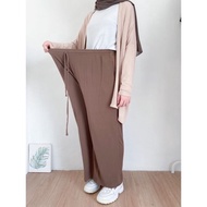 CELANA KULOT POLOS TALI SERUT/ CELANA UNIQLO POLOS / CELANA UNIQLO PANJANG