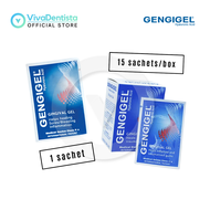 GENGIGEL (SACHET) - 0.2% Hyaluronic Acid Topical Gingival Gel for Wounds, Singaw, Mouth Sores, Gingi