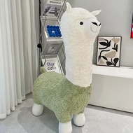 (hot Selling)large Creative Alpaca Stool, Light Luxury Animal Stool, Floor To Floor Handmade Decorat