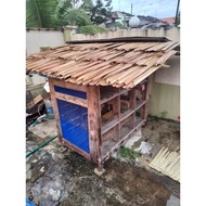 Mini attap roof weaving for pet house - nipah palm (nypa fruticans). Ready stock 2023.Atap nipah bersaiz kecil