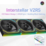 Jungle Leopard Interstellar V2 RS ARGB 3Pin PWM 12cm Fan / Splicing / Building Block Fan PC Case Fan