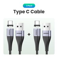 UGREEN Magnetic USB Charging Cable Type C  Micro USB Phone Cable Magnet Charger Micro USB For Xiaomi  3A Mobile Phone Wire Cord Docks hargers Docks Ch