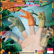 🦄SG TOY🦄Kids Dinosaur Finger Toys Mini Finger Puppets Educational Play House Toy For Children Birthday Gift Goodie Bag