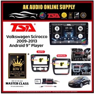 T5 DSP CarPlay◾ TSA Volkswagen VW SCIROCCO 2009 - 2013 Android 9'' inch Car Player Monitor