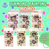 Diamond Painting Momo/Children's Crafts Painting Number Canvas Material/Diamond Painting Diamond Pai