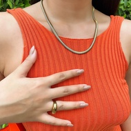 Valichain - Voncile Flat Snake Necklace 5 MM