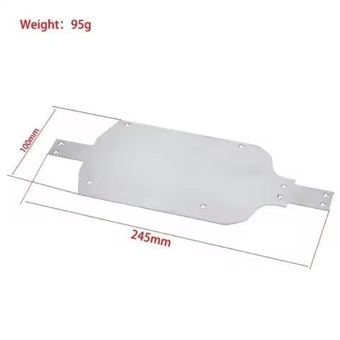 MJX 14211 Car Shell Chassis Guard Stainless Steel Scratch Protection Bottom Armor Undercoating MJX14
