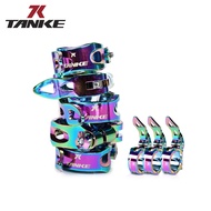 TANKE bicycle seat post clamp aluminum alloy ultra light quick release road fixed gear MTB mountain bike parts 31.8mm 34.9