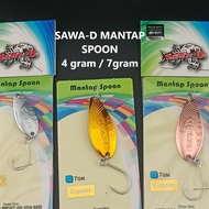 SAWA-D MANTAP SPOON 4g/7g Fishing Spoon