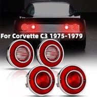 OVOVS 4Pcs Per Set Reproduction Light C3 Tail Lights Backup Light for CHEVROLET Corvette C3 1975-197