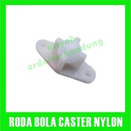 CASTER FULL NYLON BALL CASTER WHEEL 1 INCH