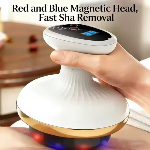 Electric Gua Sha Board Beauty Massager Cupping Device Electric Meridian Brush Home Abdominal Massage